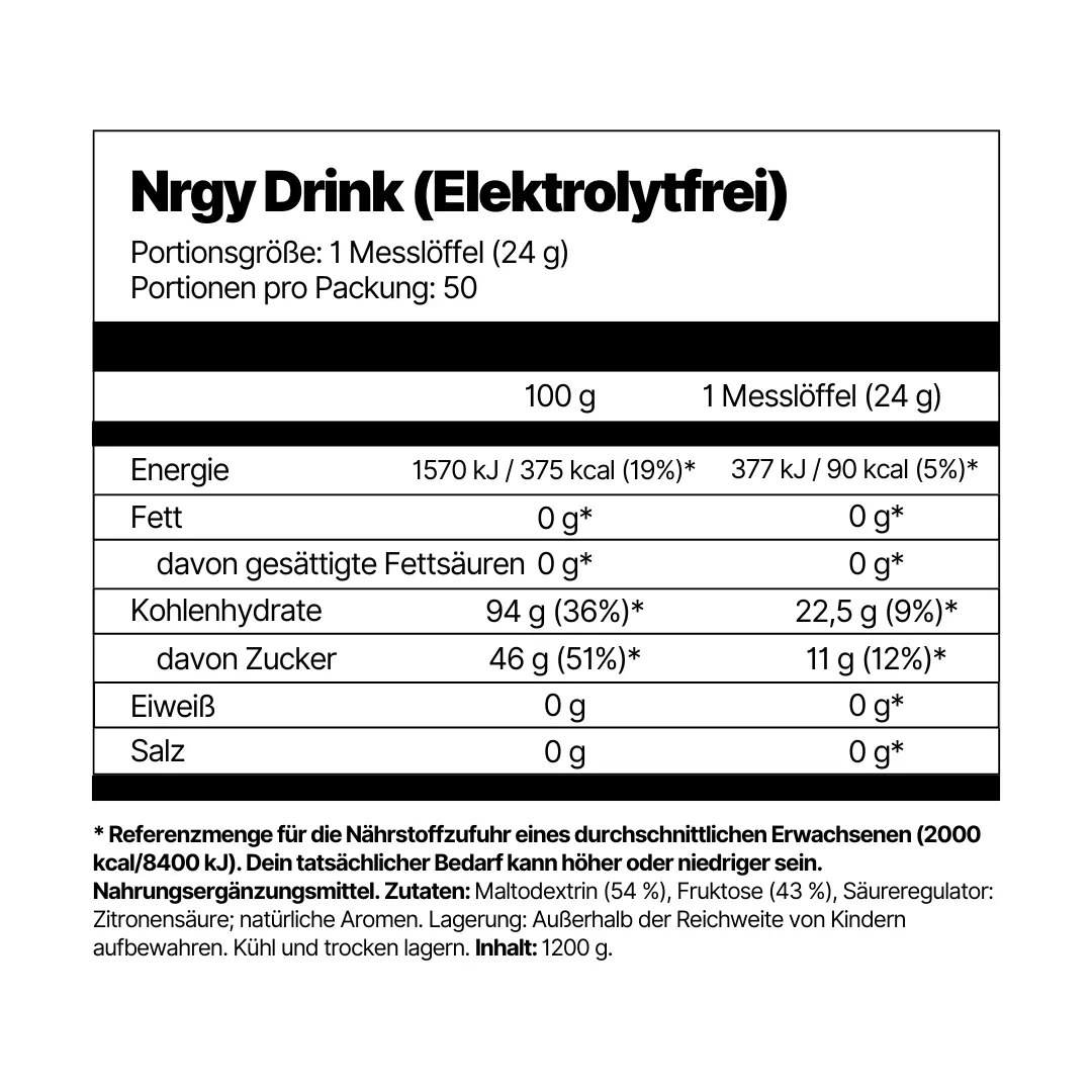 Nrgy Drink (Elektrolytfrei) - Image 2